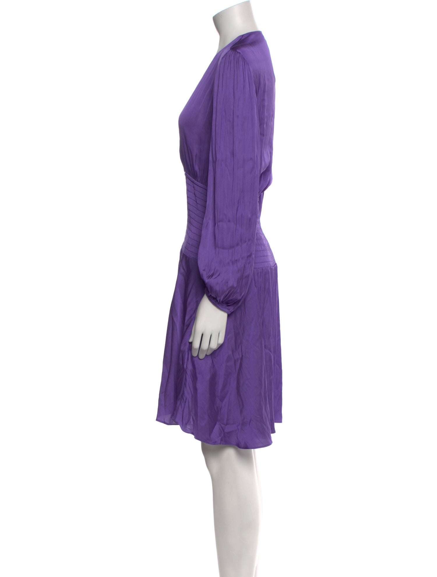 Maje V-Neck Knee-Length Dress