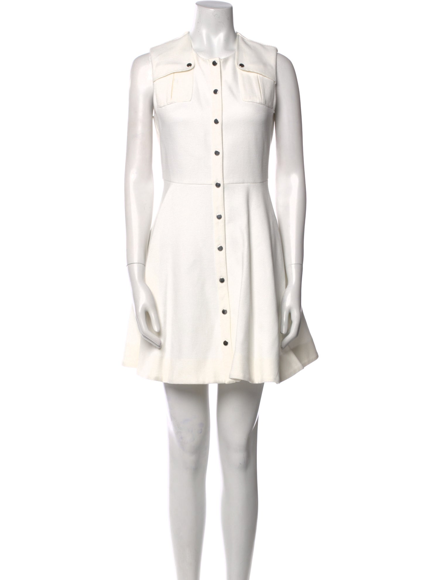 Maje Crew Neck Mini Dress