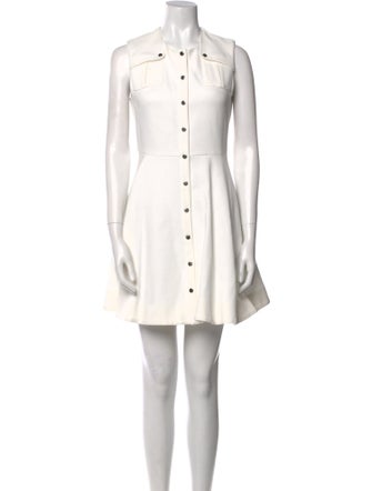 Maje Crew Neck Mini Dress