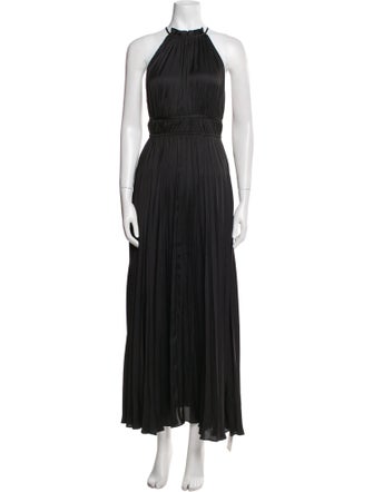Maje Halterneck Long Dress