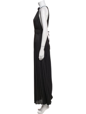 Maje Halterneck Long Dress