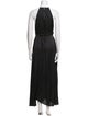 Maje Halterneck Long Dress