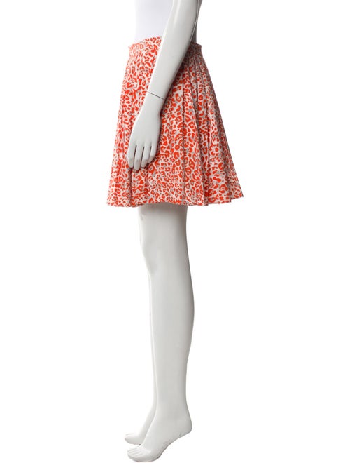 Maje Animal Print Mini Skirt