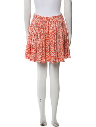 Maje Animal Print Mini Skirt