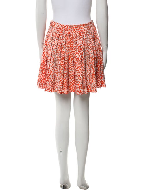 Maje Animal Print Mini Skirt