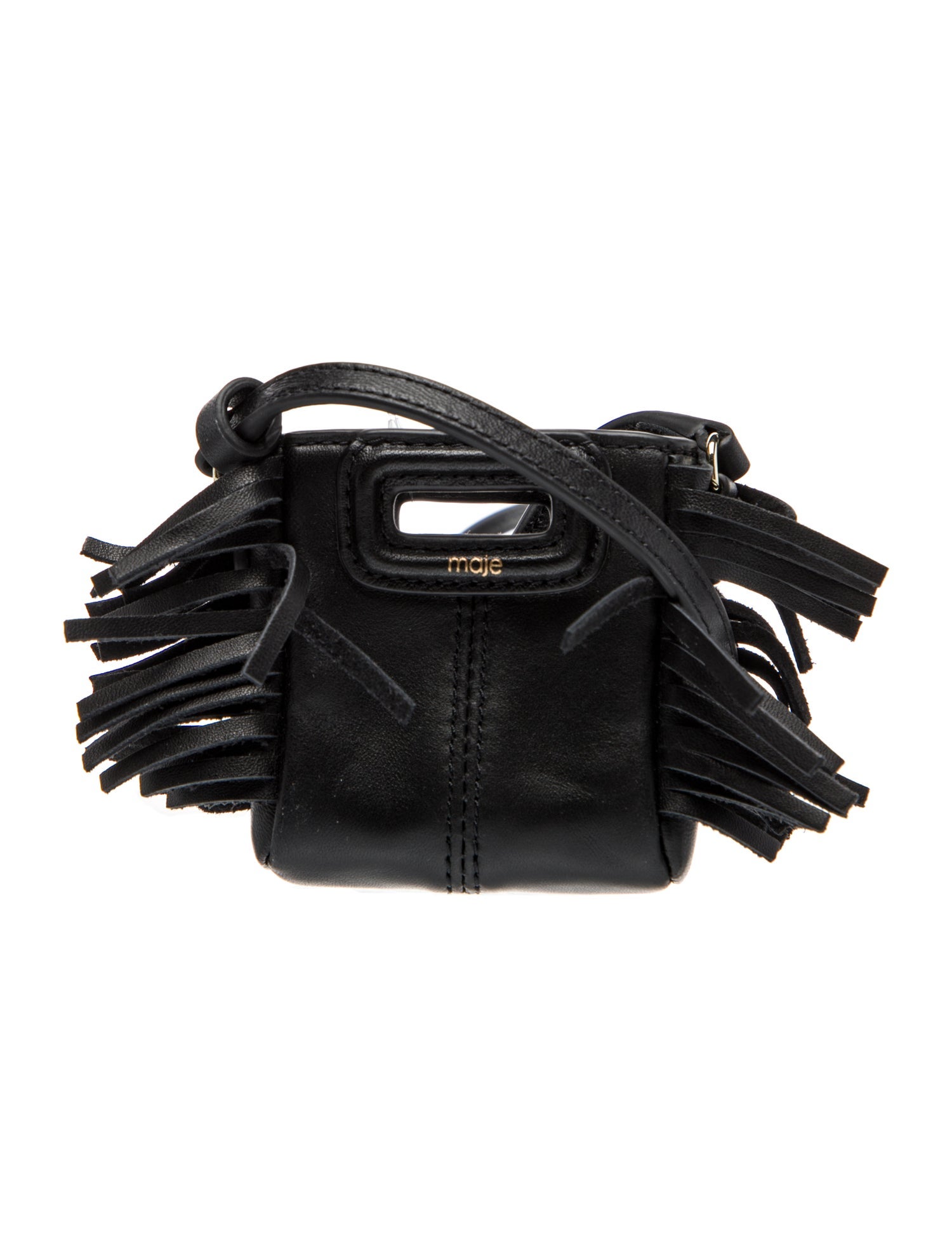 Maje Leather Crossbody Bag