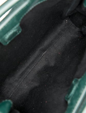 Maje Embossed Leather Top Handle Bag