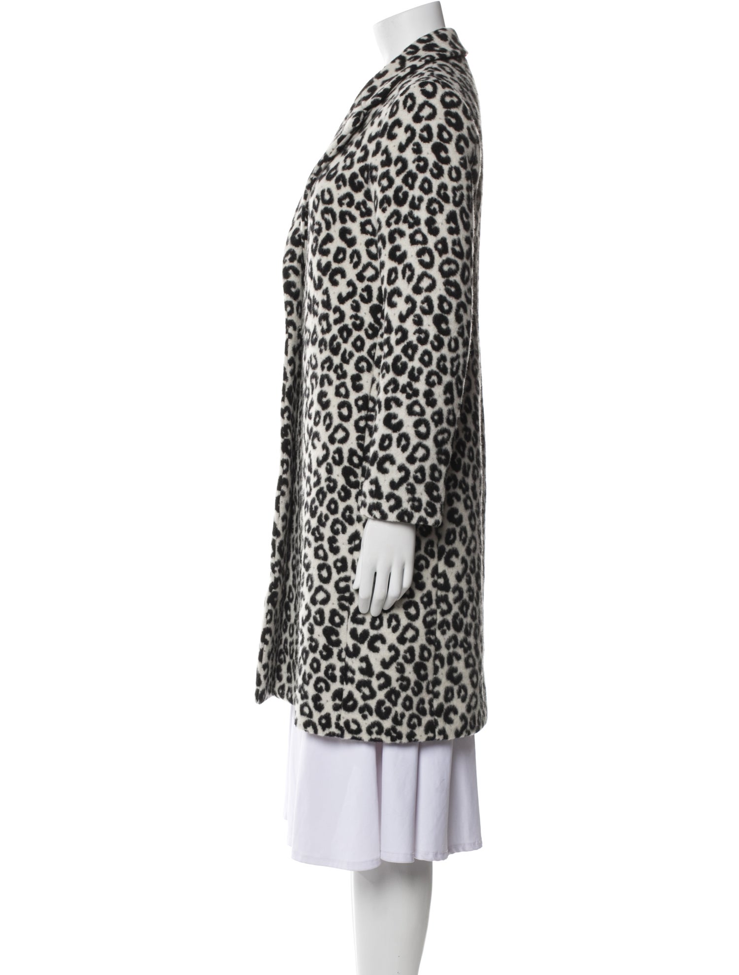 Maje Animal Print Coat