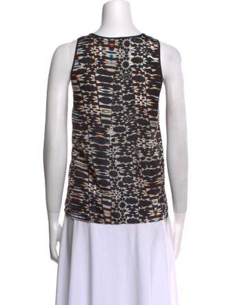 Maje Silk Animal Print Top