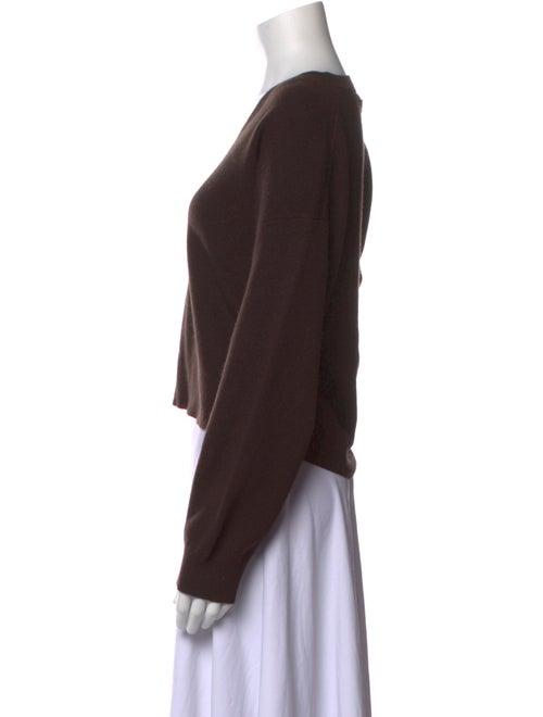 Maje V-Neck Long Sleeve Sweatshirt