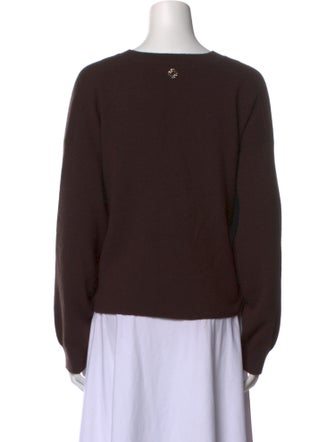 Maje V-Neck Long Sleeve Sweatshirt