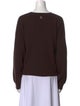 Maje V-Neck Long Sleeve Sweatshirt