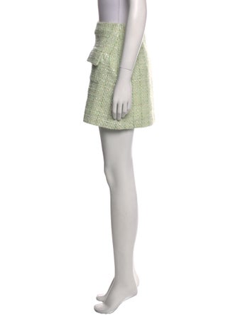 Maje Tweed Pattern Mini Skirt