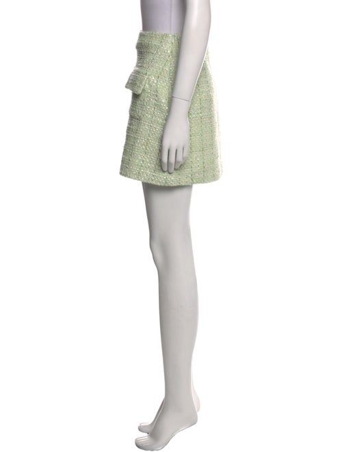 Maje Tweed Pattern Mini Skirt