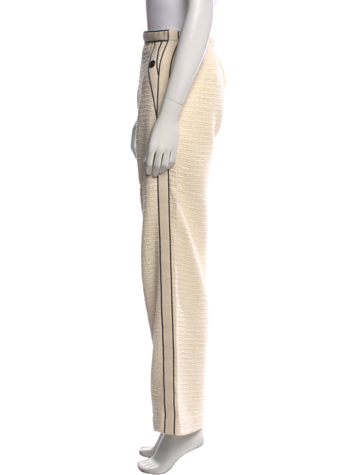 Maje Striped Wide Leg Pants