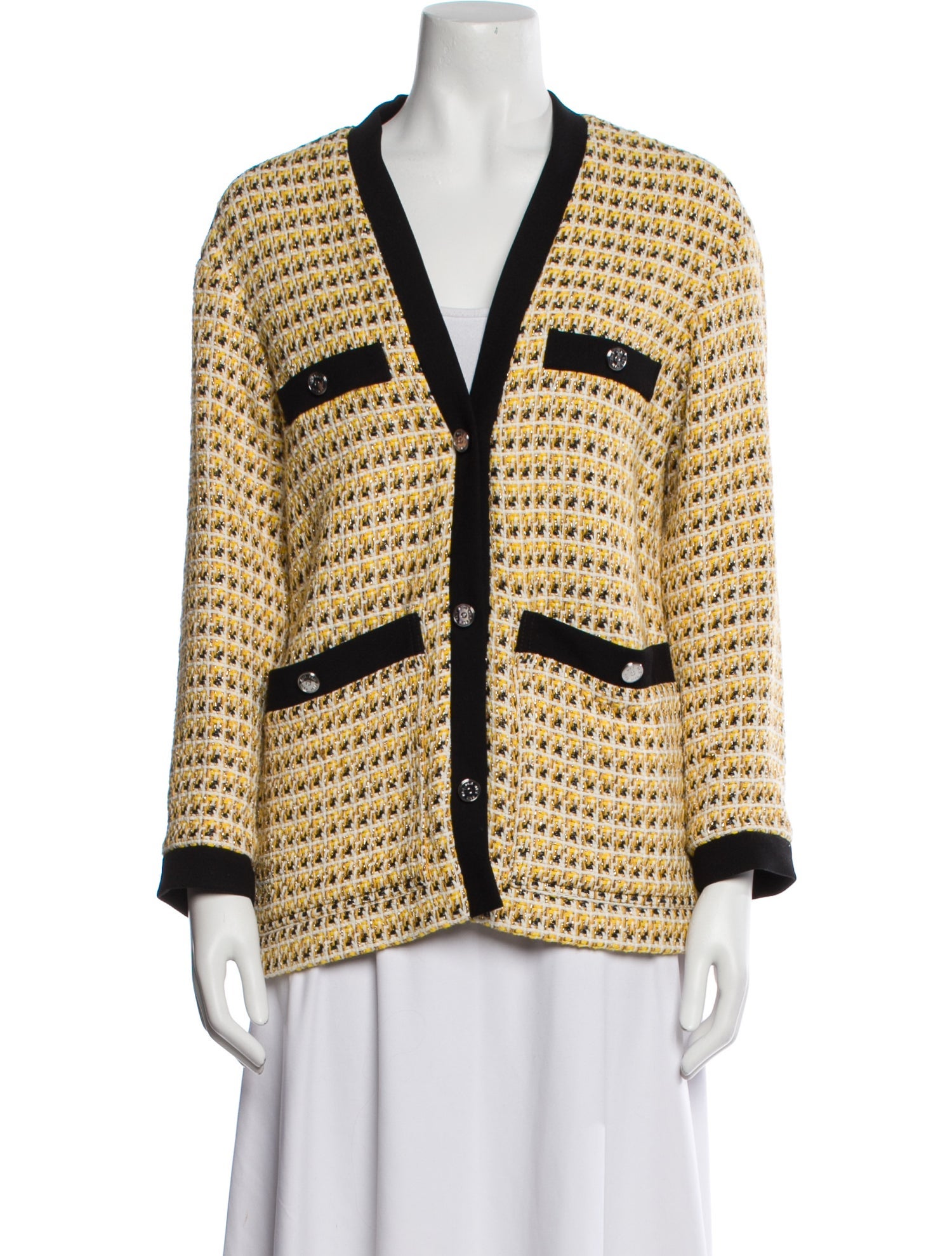Maje Colorblock Pattern Evening Jacket