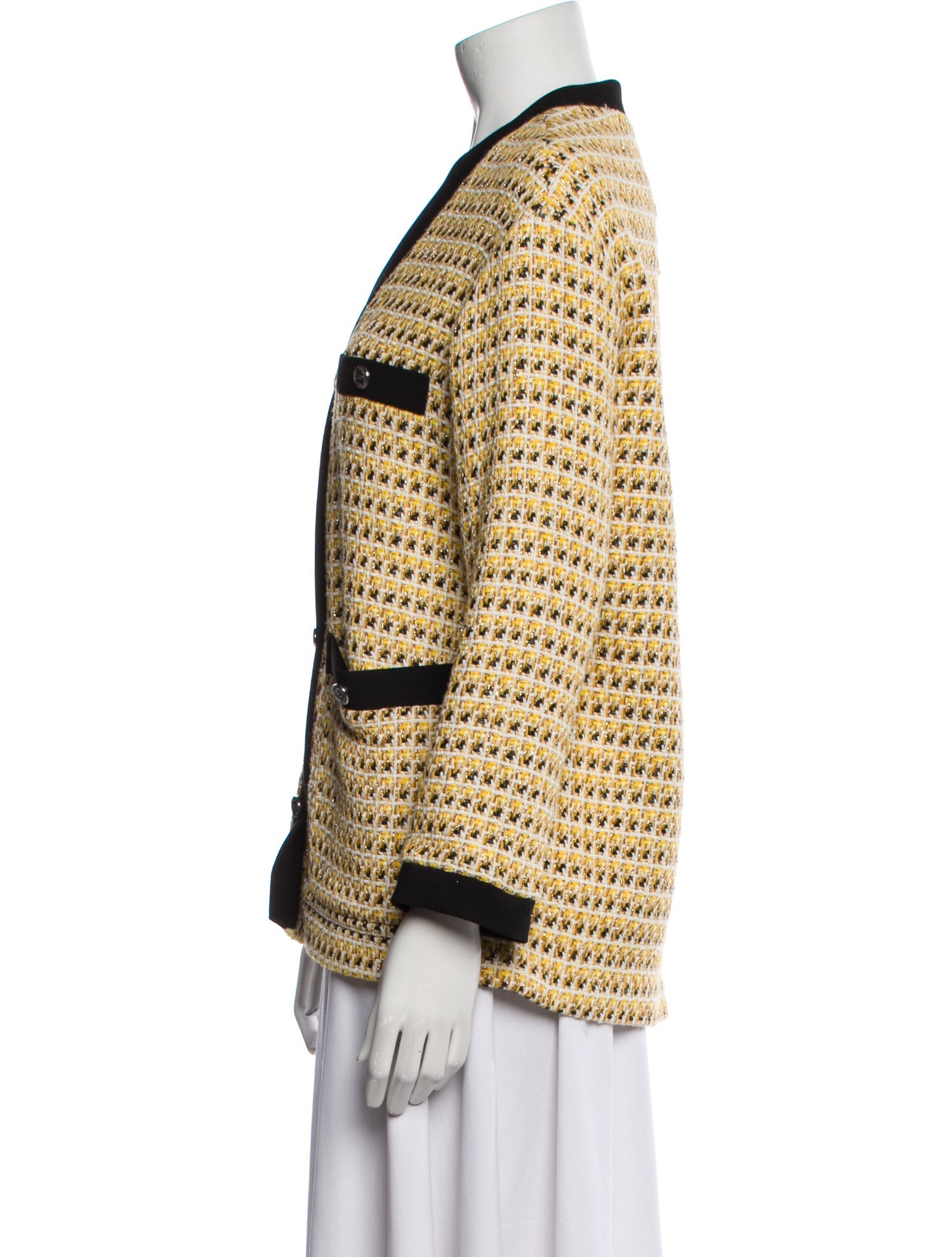 Maje Colorblock Pattern Evening Jacket