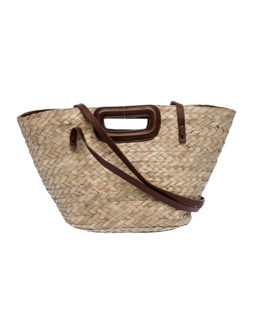 Maje Raffia Bucket Bag