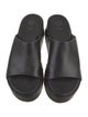 Maje Leather Studded Accents Slides