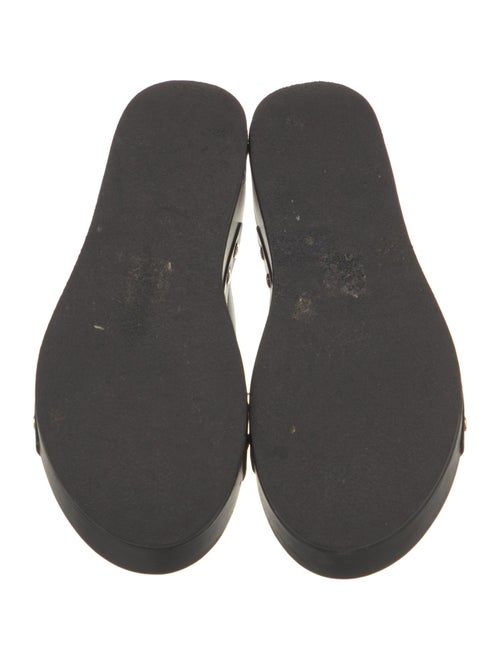 Maje Leather Studded Accents Slides