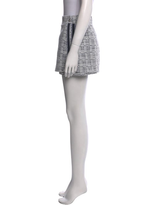 Maje Plaid Print Mini Skirt