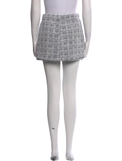 Maje Plaid Print Mini Skirt