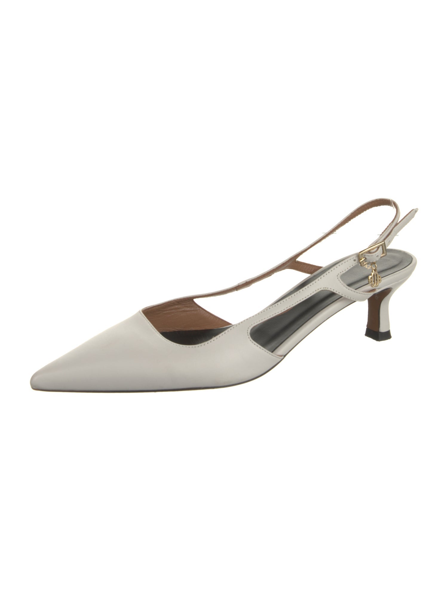 Maje Leather Slingback Pumps