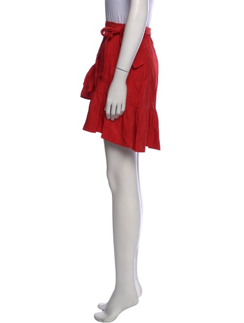 Maje Ruffle Embellishment Knee-Length Skirt