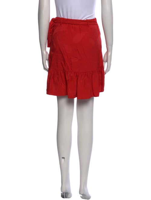 Maje Ruffle Embellishment Knee-Length Skirt