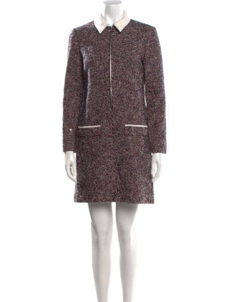 Maje Printed Mini Dress