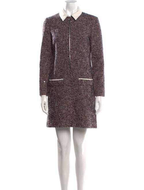 Maje Printed Mini Dress