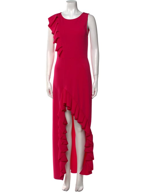 Maje Crew Neck Long Dress