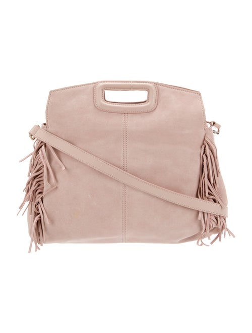 Maje Suede Top Handle Bag