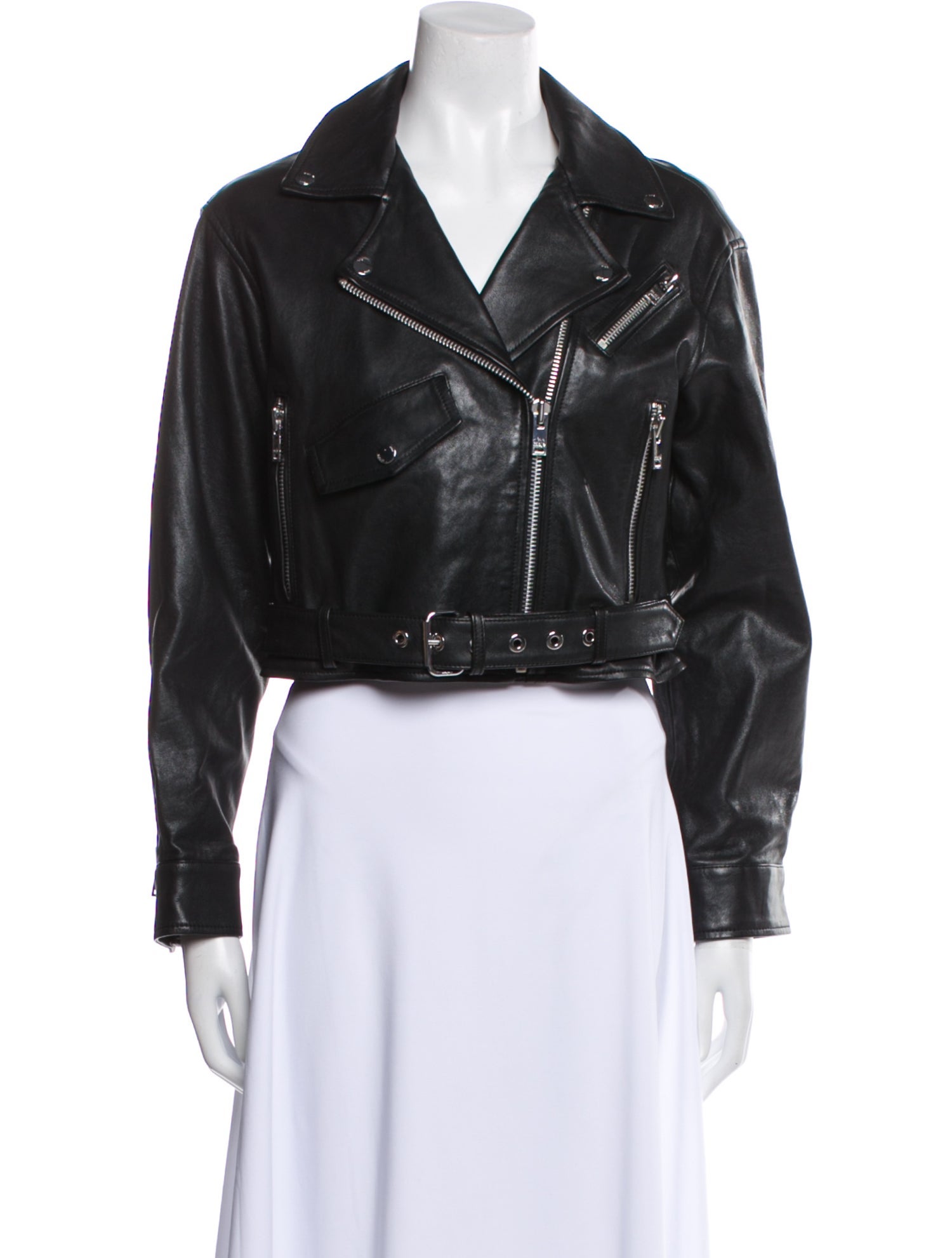 Maje Leather Biker Jacket