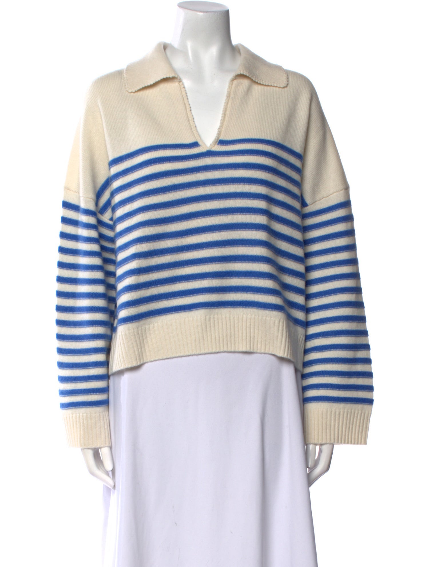 Maje Cashmere Striped Sweater