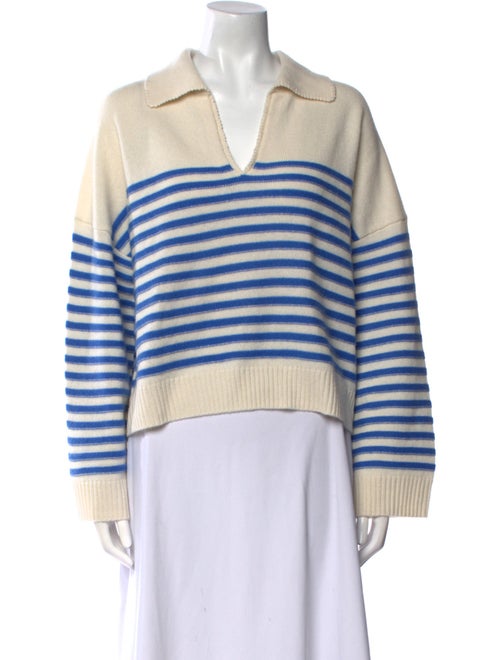 Maje Cashmere Striped Sweater