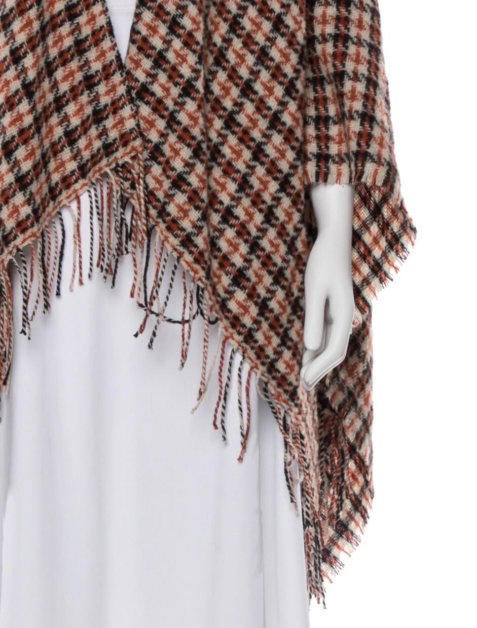 Maje Acrylic Striped Shawl
