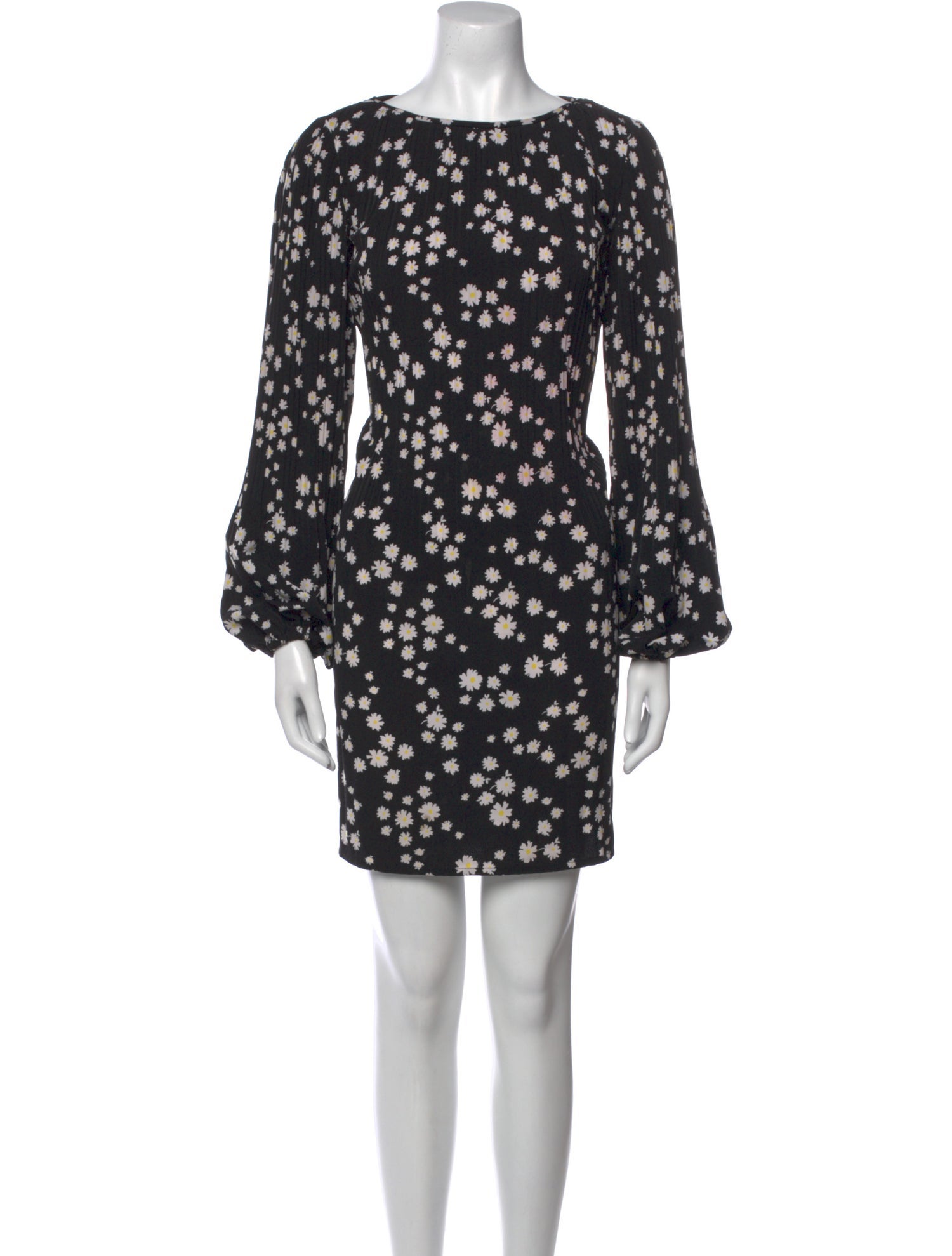 Maje Floral Print Mini Dress