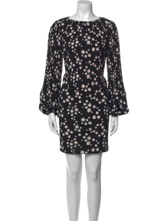 Maje Floral Print Mini Dress