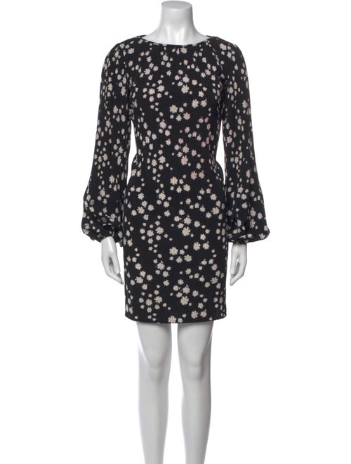 Maje Floral Print Mini Dress