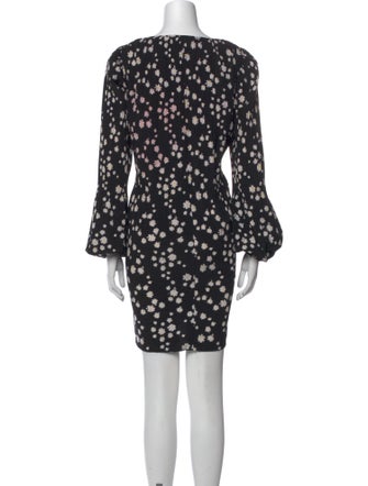 Maje Floral Print Mini Dress