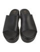 Maje Leather Studded Accents Slides