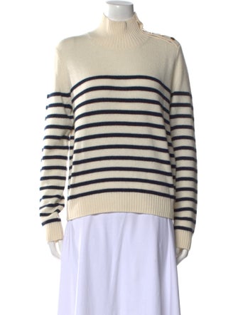 Maje Cashmere Striped Sweater