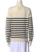 Maje Cashmere Striped Sweater
