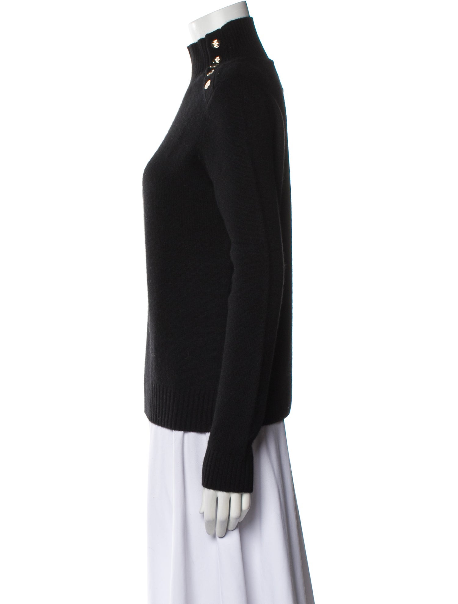 Maje Cashmere Turtleneck Sweater