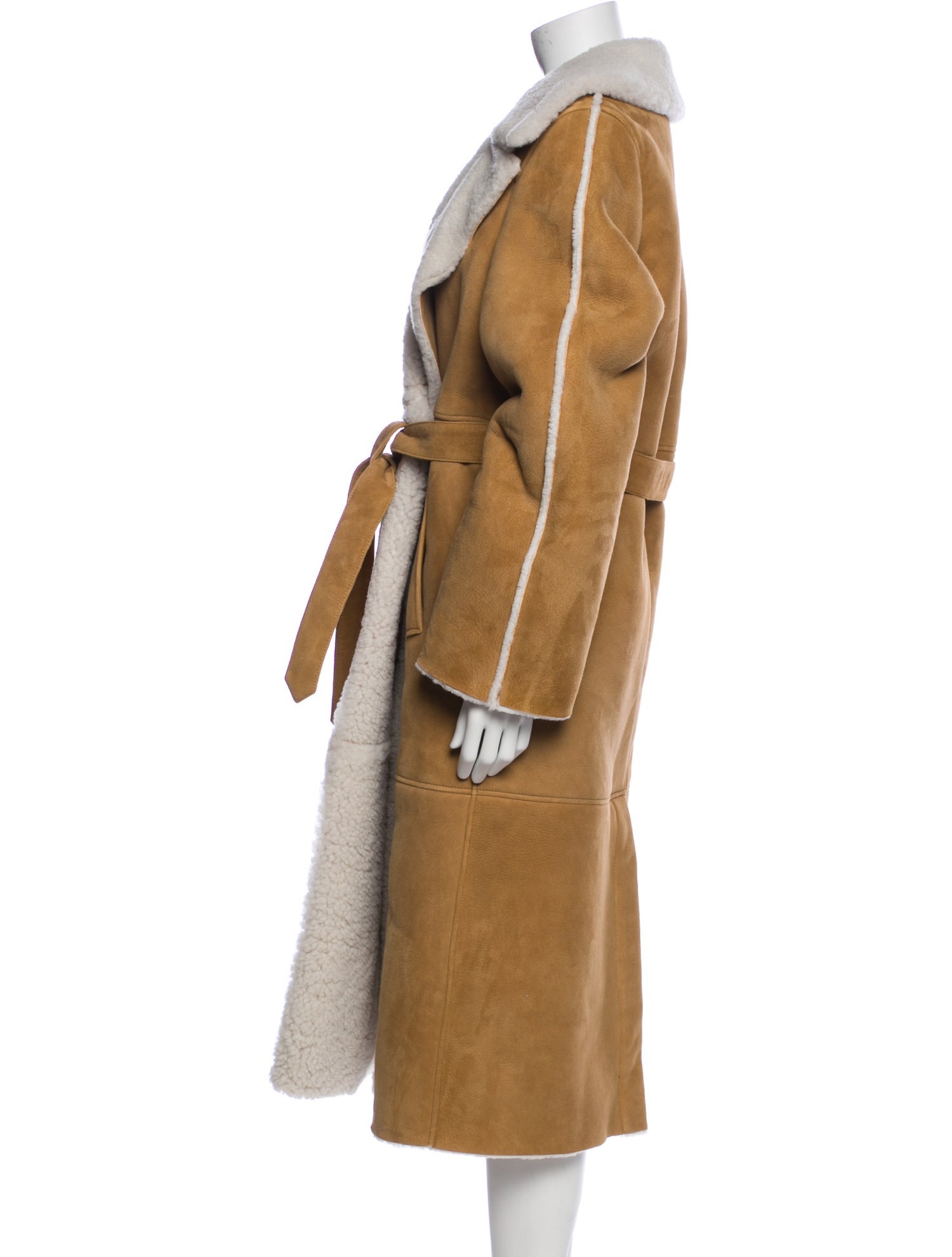 Maje Lamb Leather Trench Coat w/ Tags