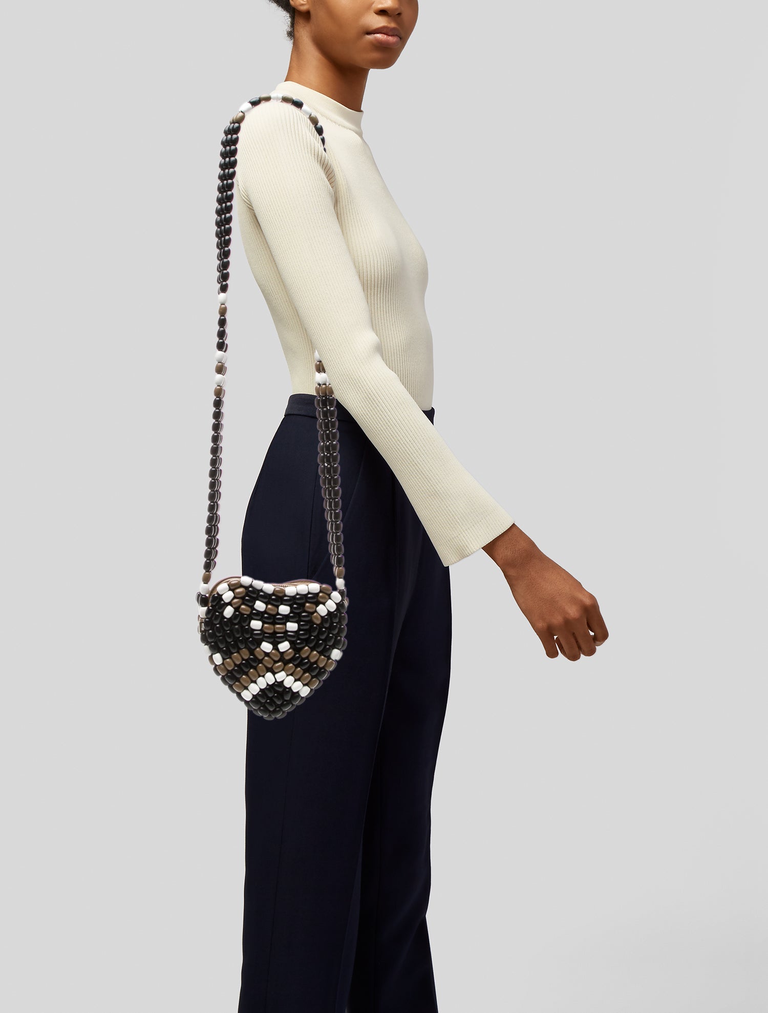 Maje Leather Bucket Bag