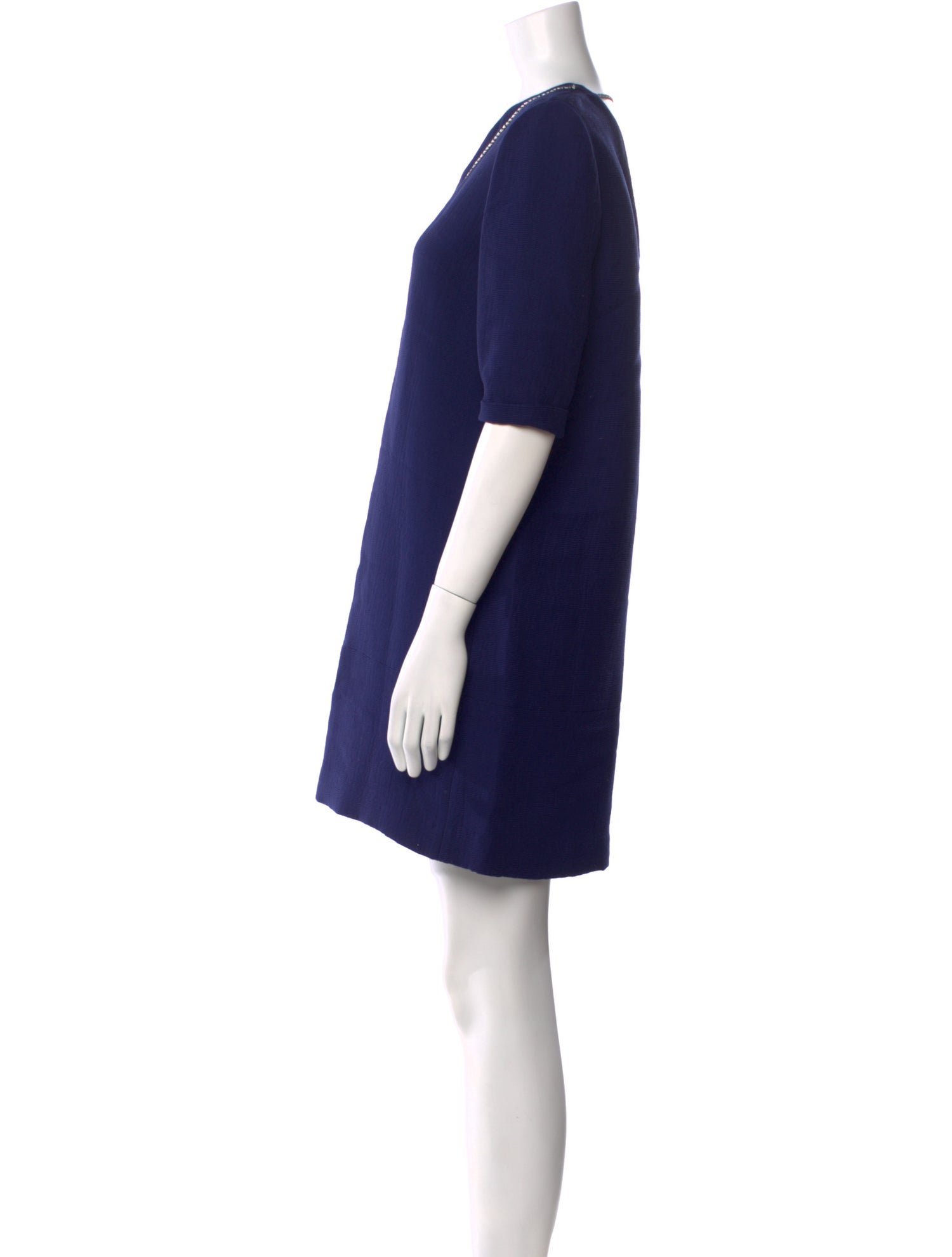 Maje V-Neck Mini Dress