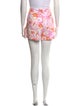 Maje Floral Print Mini Shorts