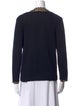 Maje Colorblock Pattern V-Neck Sweater